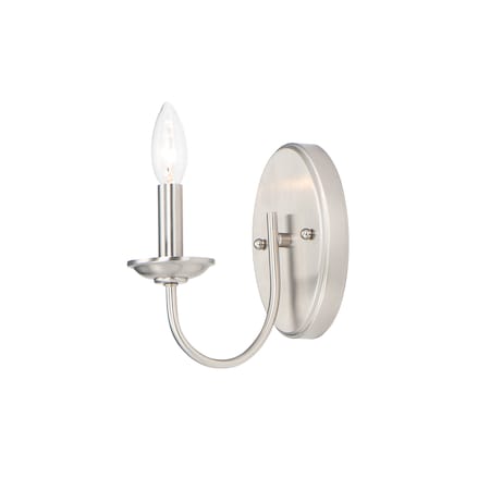 Maxim Lighting Logan 1-Light 4.5" Wide Satin Nickel Wall Sconce 10351SN